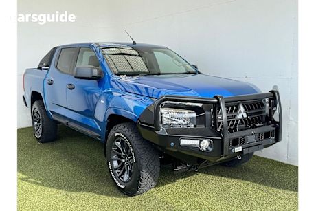 Blue 2024 Mitsubishi Triton Ute Tray GLX-R 4X4