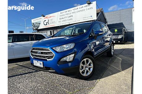 Blue 2018 Ford Ecosport SUV TREND F