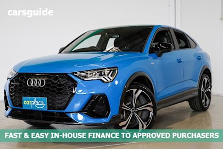 Blue 2021 Audi Q3 Sportback 40 Tfsi Quattro S Line
