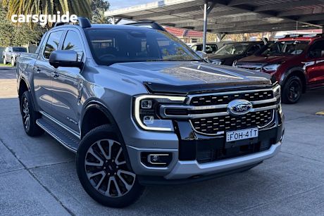 Silver 2024 Ford Ranger Double Cab Pick Up Platinum 3.0 (4X4)