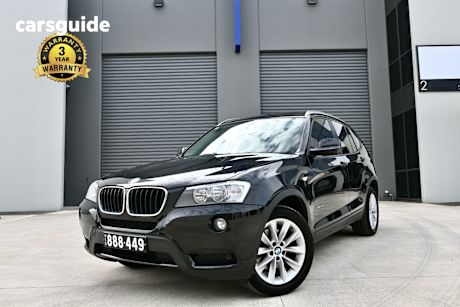 Black 2012 BMW X3 Wagon Xdrive 20I