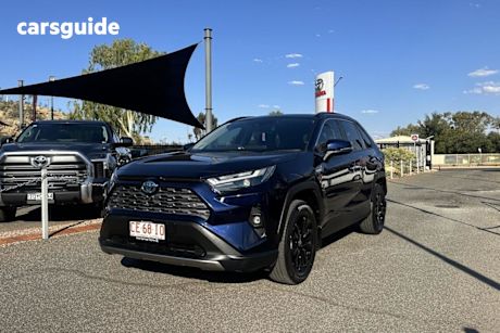 Blue 2021 Toyota RAV4 Wagon Cruiser (awd) Hybrid