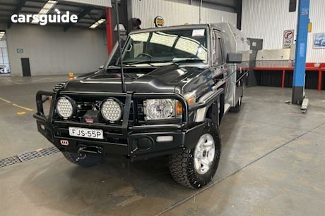 Grey 2017 Toyota Landcruiser Cab Chassis Gxl (4X4)