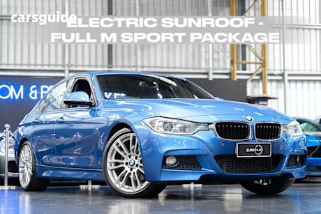 Blue 2014 BMW 320D Sedan Sport Line