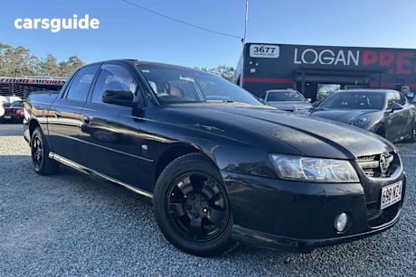 Black 2004 Holden Crewman Crew Cab Utility S