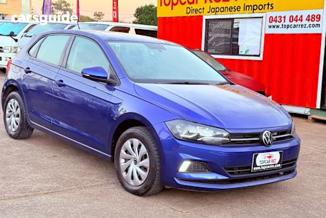 Blue 2021 Volkswagen Polo Hatchback 70TSI Trendline