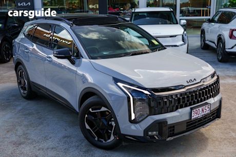 Grey 2025 Kia Sportage Wagon GT-Line HEV (awd)