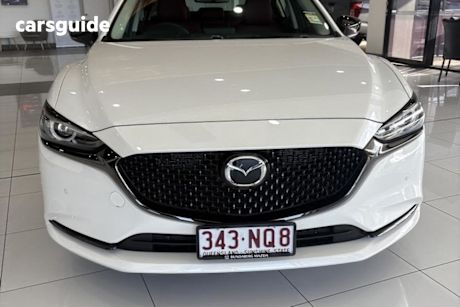 White 2024 Mazda 6 Sedan G35 GT SP