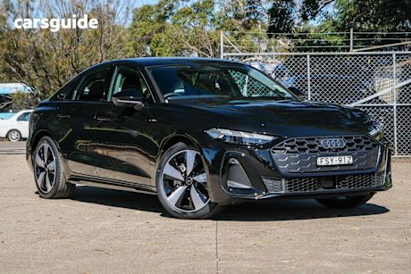 Black 2025 Audi A5 Hatch TFSI 150KW S LINE F