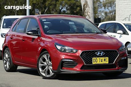 Red 2019 Hyundai I30 Hatch N LINE F