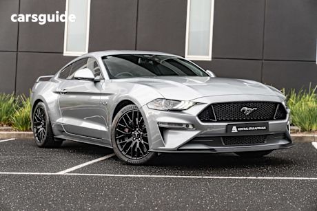 Silver 2022 Ford Mustang Fastback GT 5.0 V8