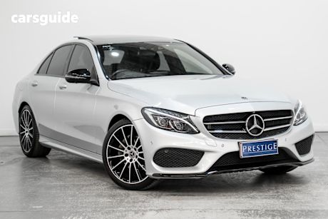 Silver 2017 Mercedes-Benz C200 Sedan