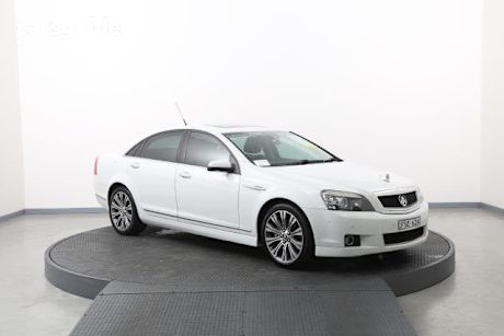 White 2015 Holden Caprice Sedan V