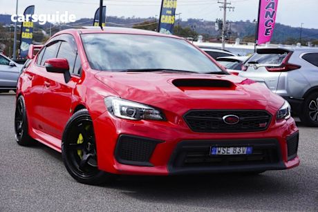 Red 2018 Subaru WRX Sedan STI Spec R (awd)