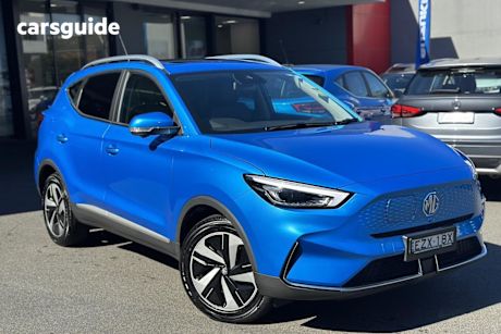 Blue 2023 MG ZS EV Wagon Long Range