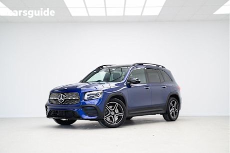 Blue 2022 Mercedes-Benz GLB-Class SUV GLB250 4WD