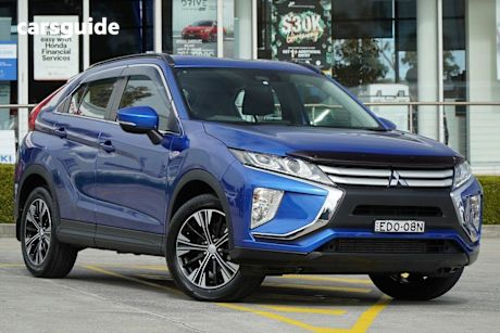 Blue 2019 Mitsubishi Eclipse Cross Wagon ES F
