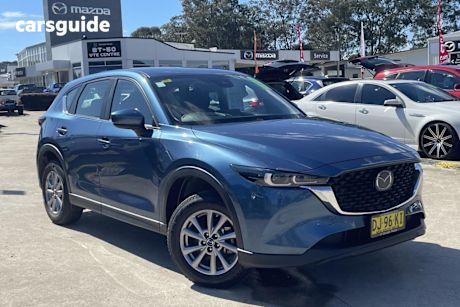 Blue 2023 Mazda CX-5 Wagon Maxx (fwd)