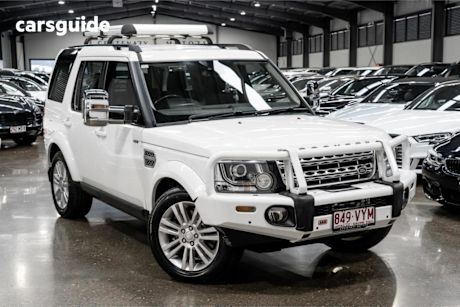 White 2015 Land Rover Discovery 4 Wagon 3.0 Sdv6 Hse
