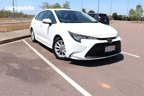 White 2021 Toyota Corolla Sedan Ascent Sport