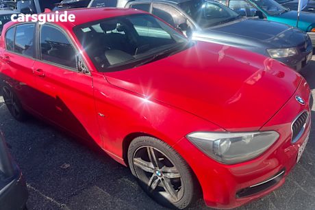 Red 2013 BMW 116I Hatchback