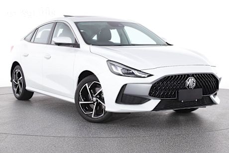 White 2024 MG MG5 Sedan ESSENCE F