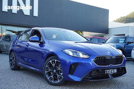 Blue 2025 BMW 120I Hatchback M Sport