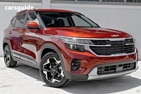 Orange 2025 Kia Seltos SUV SPORT+ F