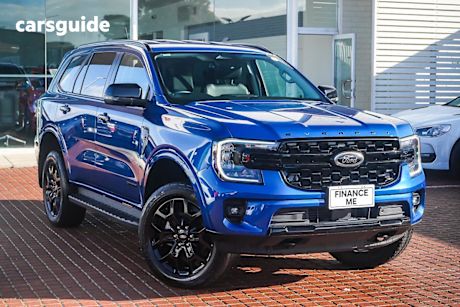 Blue 2023 Ford Everest Wagon Sport (4WD)