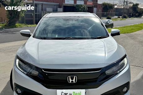 White 2017 Honda Civic Sedan RS