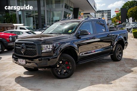 Black 2025 GWM Cannon Alpha Dual Cab Utility LUX Phev (4X4)