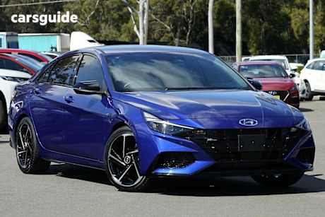 Blue 2022 Hyundai I30 Sedan N LINE PREMIUM F