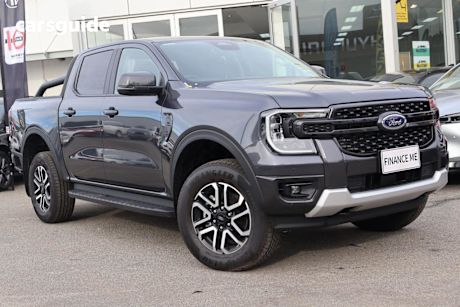 Grey 2025 Ford Ranger Double Cab Pick Up Sport 3.0 (4X4)