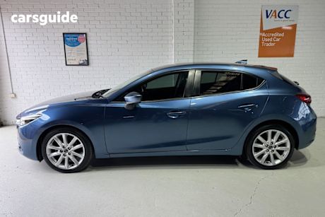 Blue 2016 Mazda 3 Hatchback SP25 GT