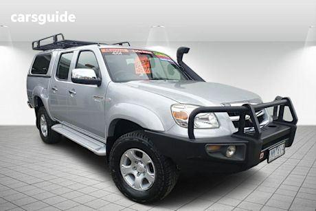 Silver 2011 Mazda BT-50 Dual Cab Pick-up Boss B3000 Sdx (4X4)