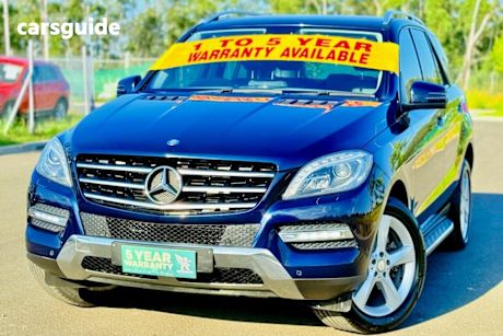 Blue 2013 Mercedes-Benz ML250 Wagon CDI Bluetec (4X4)