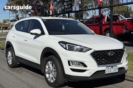 White 2020 Hyundai Tucson Wagon Active (2Wd)
