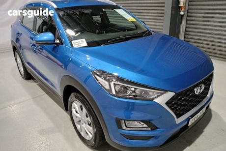 Blue 2019 Hyundai Tucson Wagon Active X (fwd)