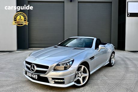 Silver 2013 Mercedes-Benz SLK250 Convertible Be