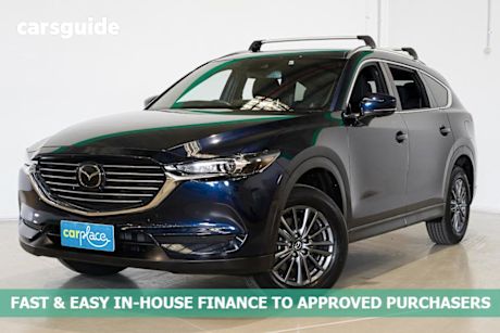 Blue 2022 Mazda CX-8 Wagon Sport (fwd)