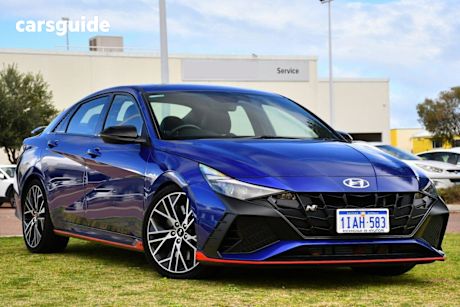 Blue 2023 Hyundai I30 Sedan N Premium With Sunroof