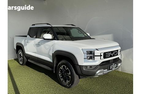 White 2024 BYD Shark 6 Ute Tray PREMIUM 4X4