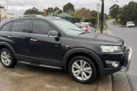 Black 2012 Holden Captiva Wagon 7 Lx (4X4)