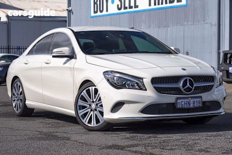 White 2017 Mercedes-Benz CLA200 Coupe