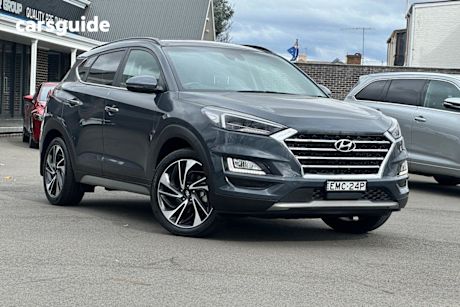 Silver 2021 Hyundai Tucson Wagon Highlander (awd)