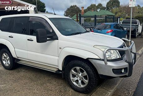 White 2005 Toyota Landcruiser Prado Wagon Gx (4X4)