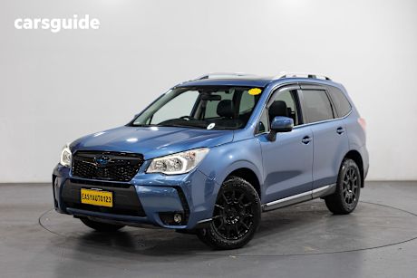 Blue 2015 Subaru Forester Wagon 2.0XT Premium