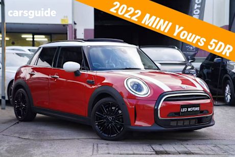 Red 2022 Mini Cooper Hatchback Mini Yours 5D Hatch