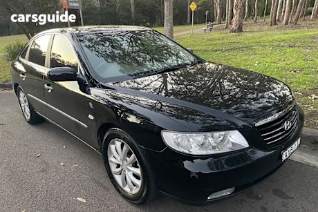 Black 2006 Hyundai Grandeur Sedan Limited
