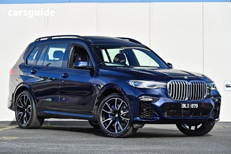 Blue 2020 BMW X7 Wagon Xdrive30D